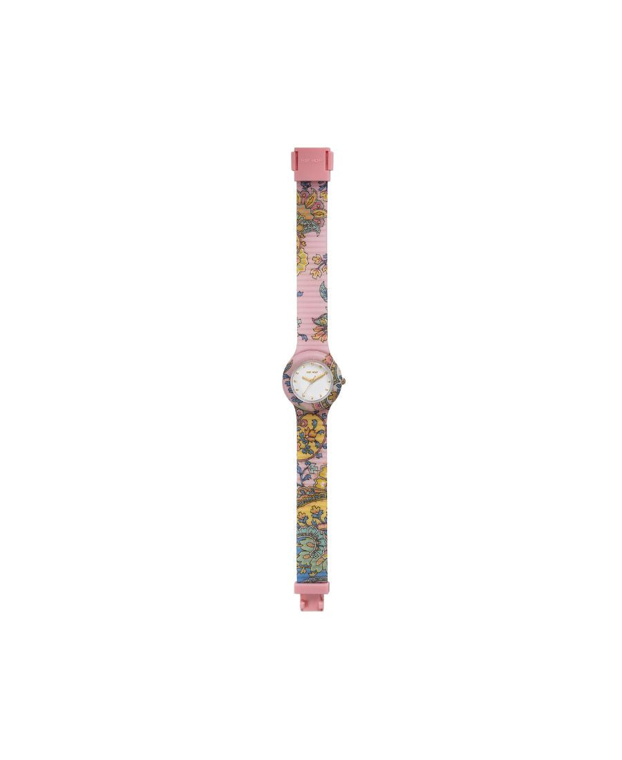 Hip Hop Orologio Flora Pink