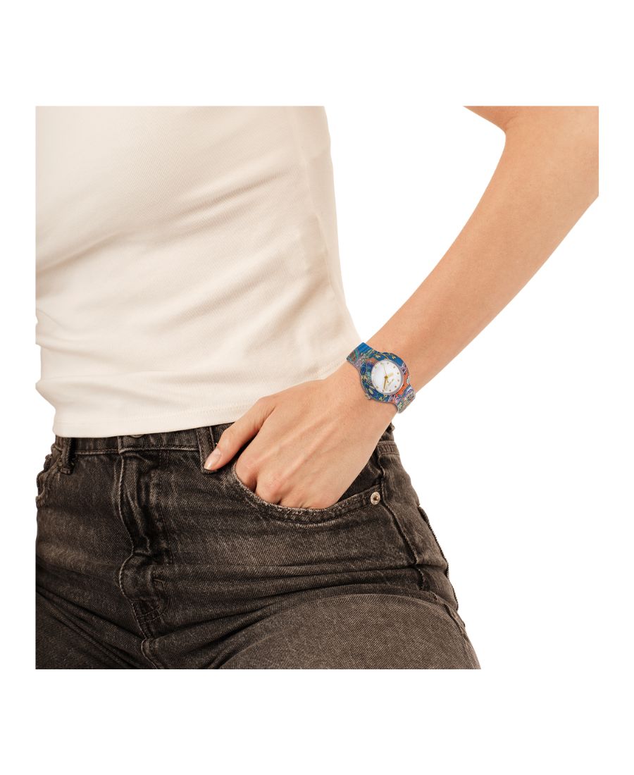 Hip Hop Orologio Paisley Blue