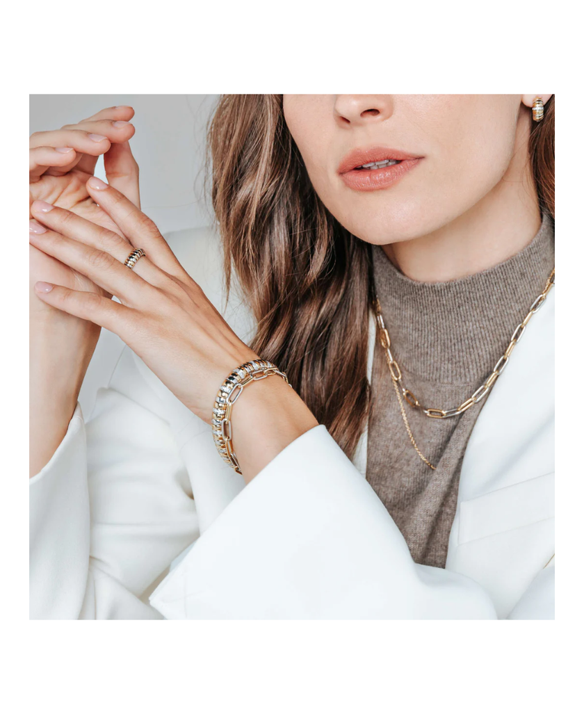 Ti Sento Milano Bracciale Catena Bicolore