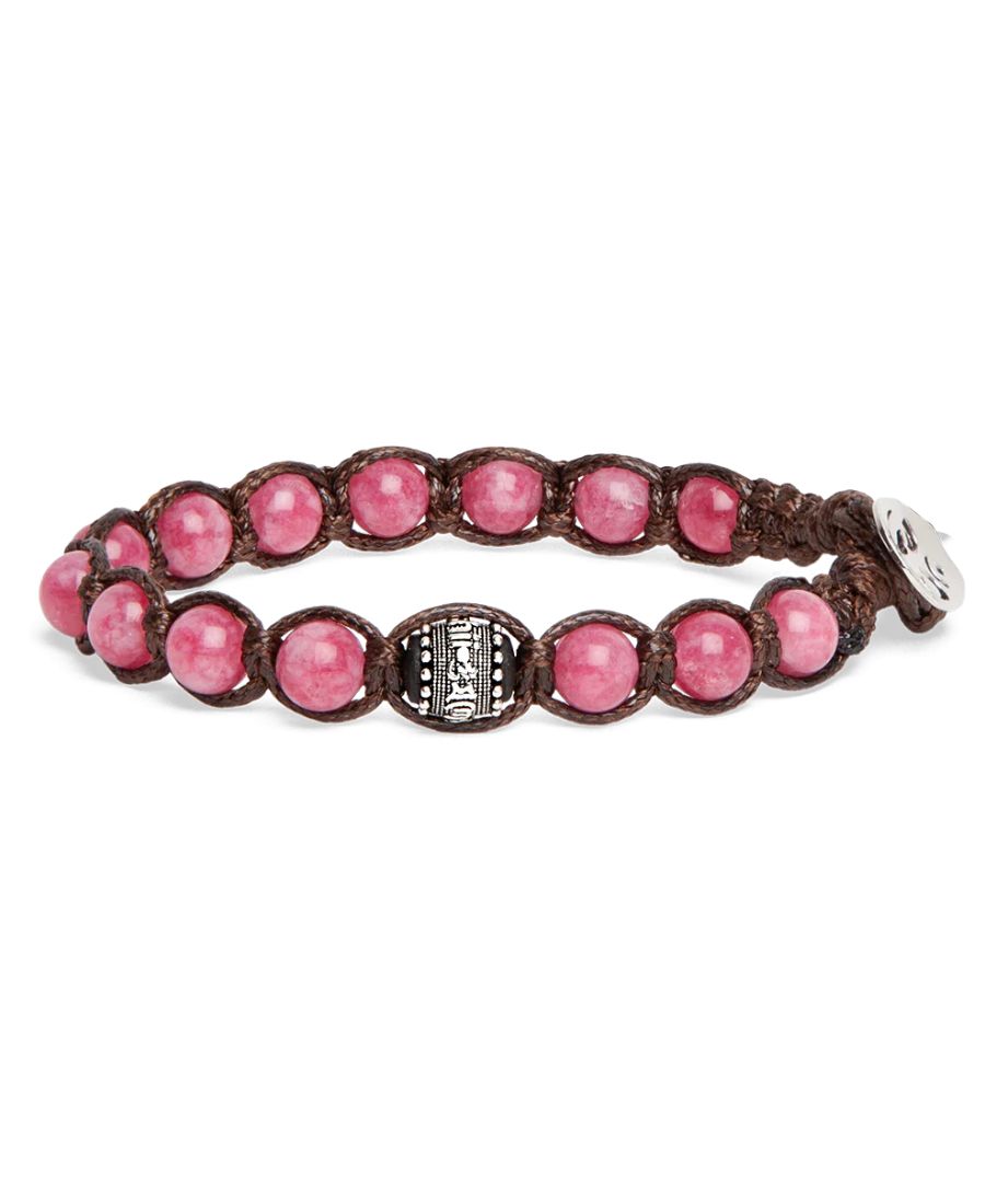 Bracciali Tamashii Ruota della preghiera in Argento  Agata Watermelon