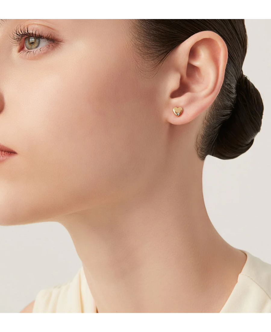 Giovanni Raspini Orecchini Mini Cuore Dorati