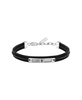 Bracciale Uomo Maserati Recycled Leather Nero
