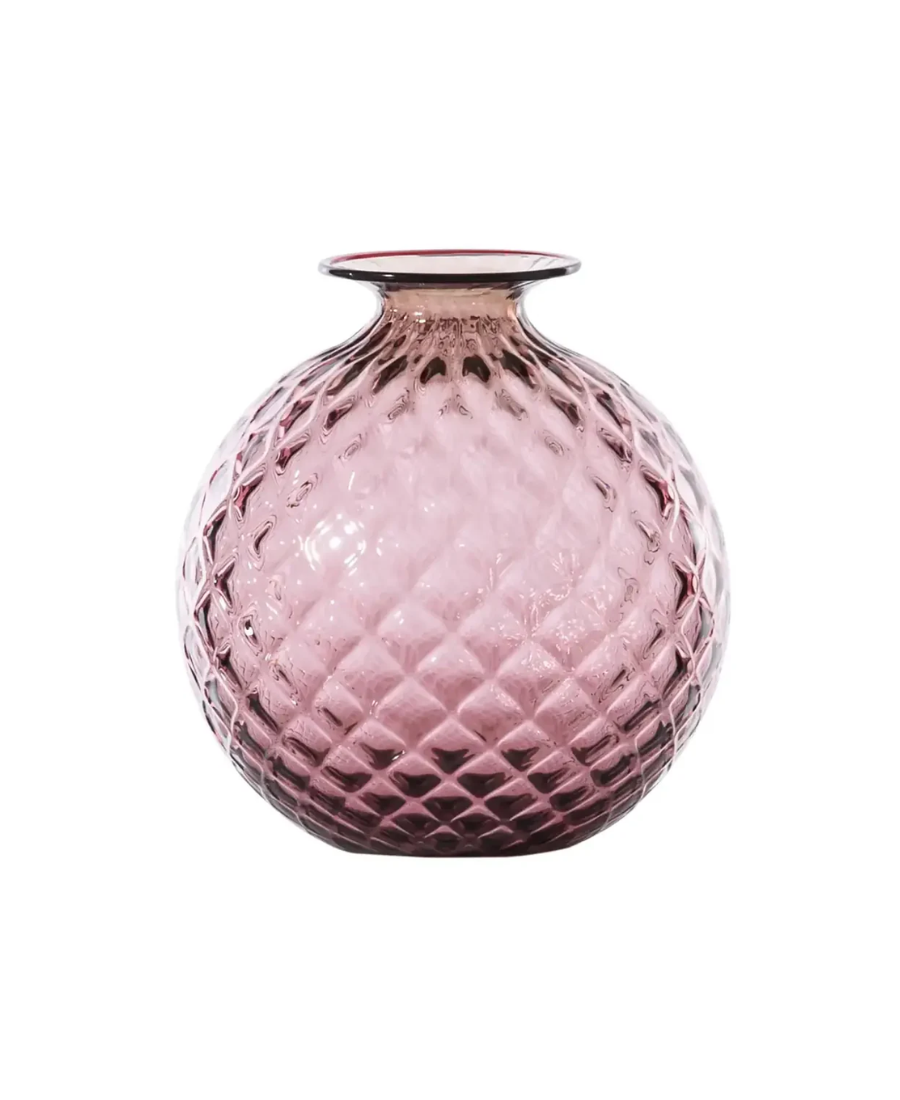Venini Vaso Balloton Monofiore Ametista Medium