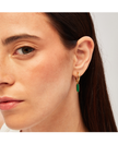 Breil Orecchini Stylize Dorati con Malachite