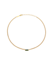 Breil Collana Donna Styilize Dorata Grumetta con Malachite
