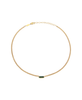 Breil Collana Donna Styilize Dorata Grumetta con Malachite