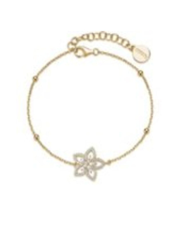Rosato Bracciale Morbido Fiore Dorato