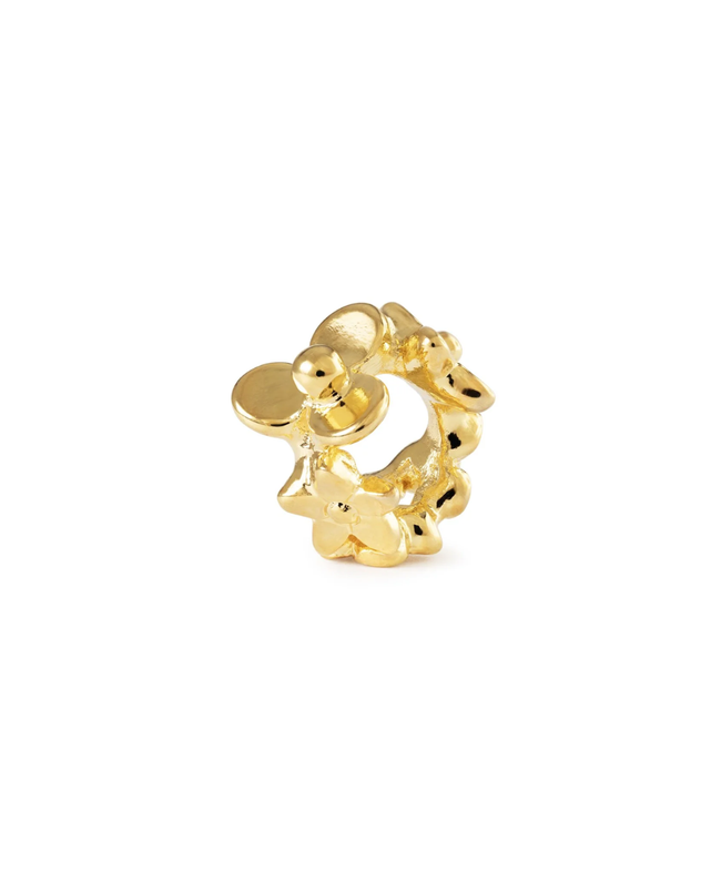 Trollbeads Bouquet di Fiori, placcato oro