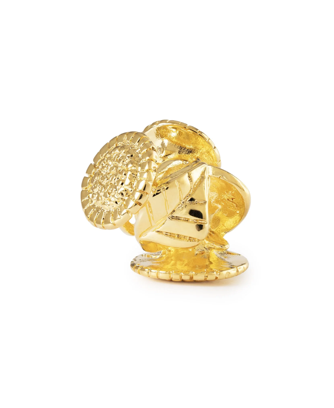 Trollbeads Girasole, placcato oro