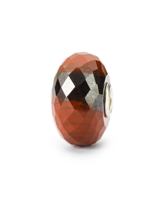 Trollbeads Calcedonio Rosso con Ematite