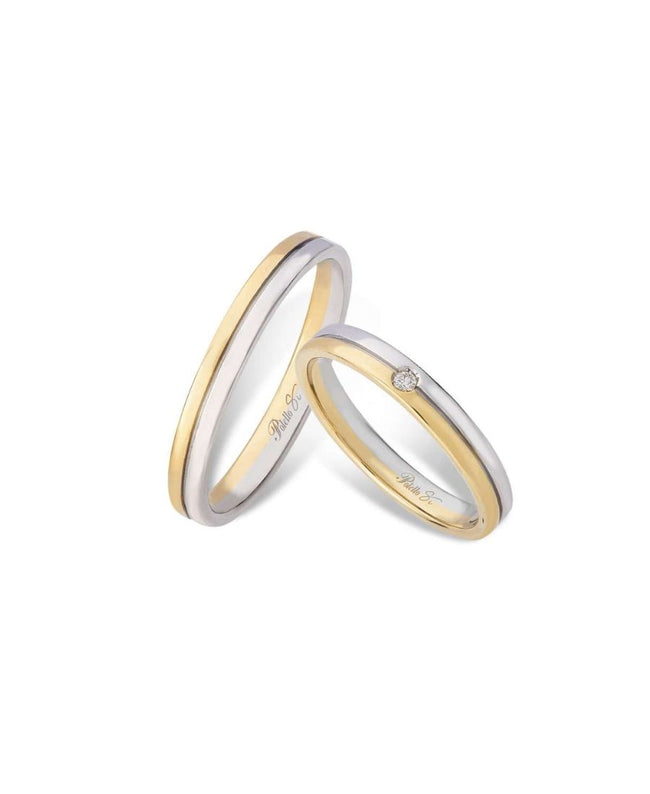 Polello Fedi Bicolore in Oro Bianco e Giallo