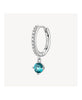 Brosway Orecchino Fancy a Cerchietto con Pendente Paraiba