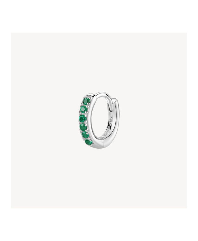Brosway Orecchino Fancy a Cerchietto Verde
