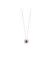 Bliss Collana Girasole Rubino