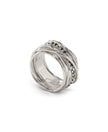 Filodellavita Anello Classic 13 Fili in Argento e Diamanti Black