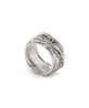 Filodellavita Anello Classic 13 Fili in Argento e Diamanti Black