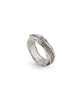 Filodellavita Anello Classic 7 Fili Argento e Diamanti Brown