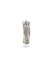Filodellavita Anello Classic 7 Fili Argento e Diamanti Brown