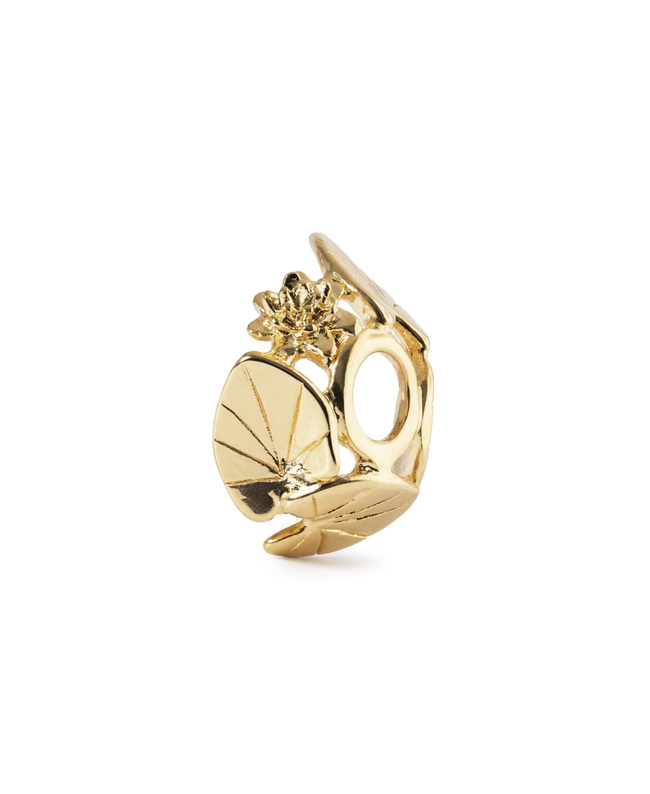 Trollbeads Abbraccio di Ninfea, placcato Oro