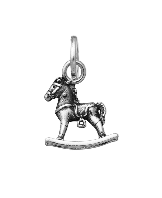 Giovanni Raspini Charm Mini Cavallo a Dondolo