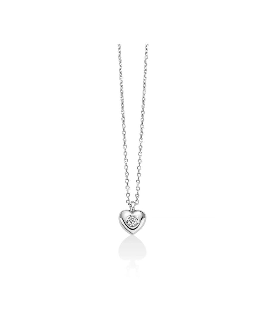Miluna Collana Punto Luce Cuore