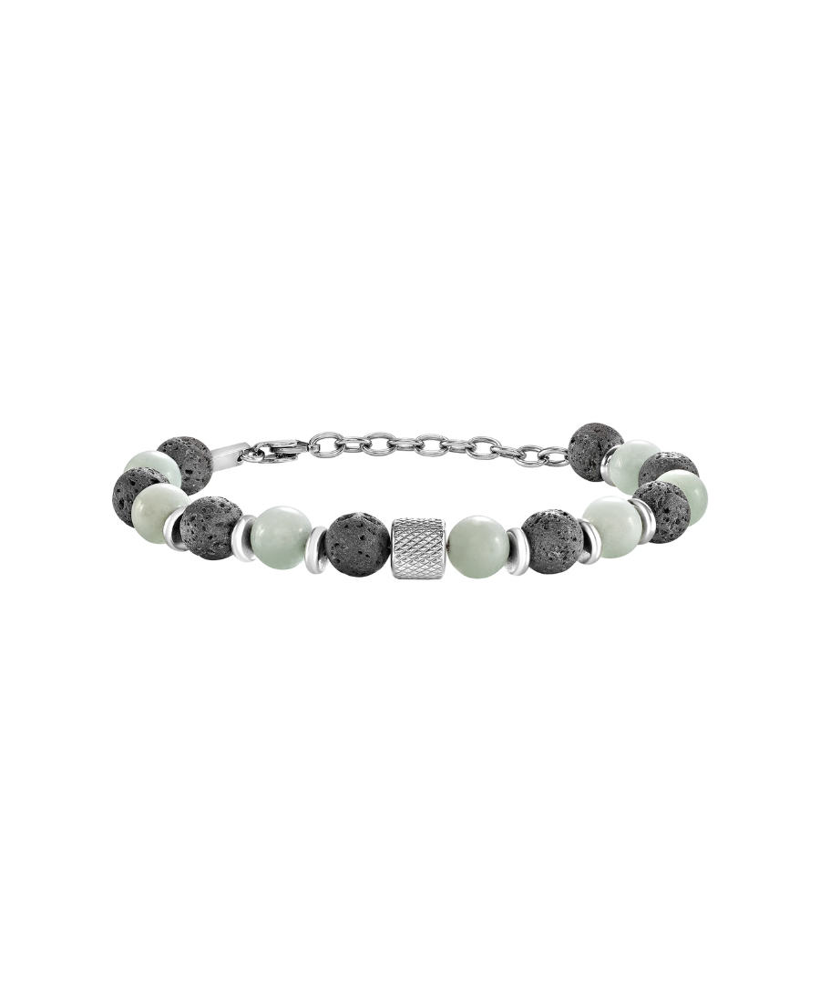 Breil Bracciale Uomo Fusion Verde Chiaro e Lava