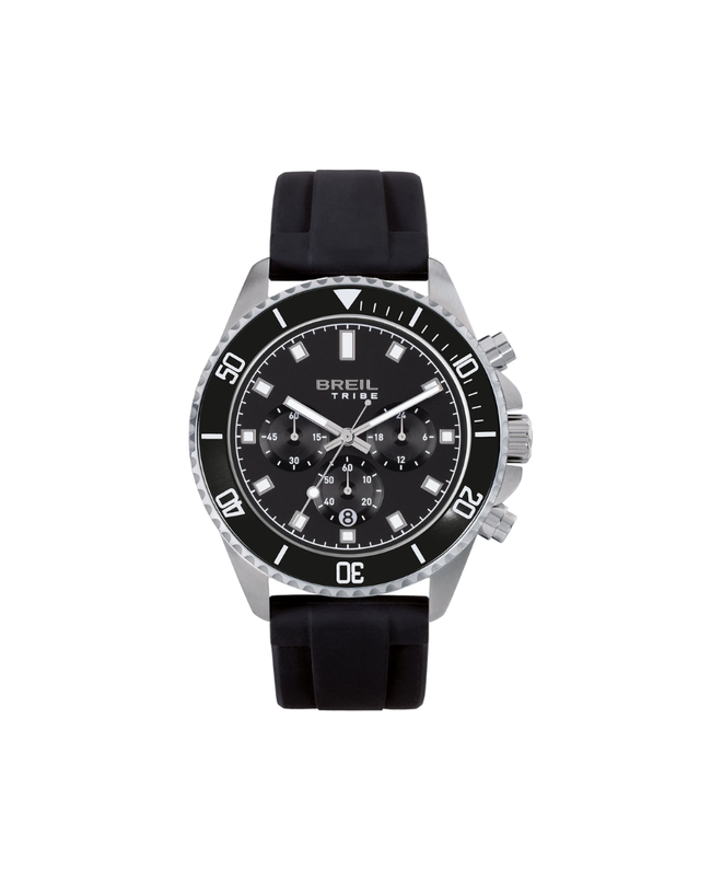 Breil Tribe Orologio Stand Guard Nero con Cronografo