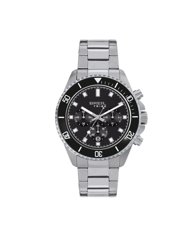 Breil Tribe Orologio Stand Guard Nero con Cronografo