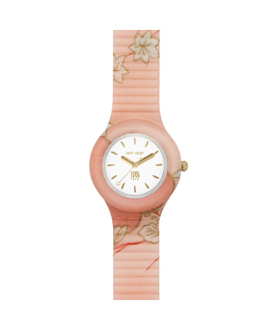 Hip Hop Orologio Omamori Fortuna Rosa
