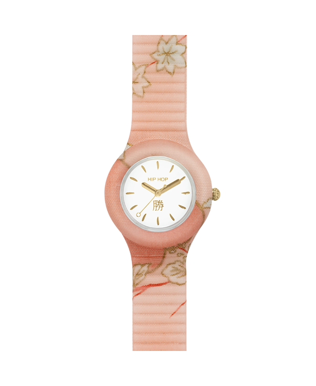 Hip Hop Orologio Omamori Fortuna Rosa