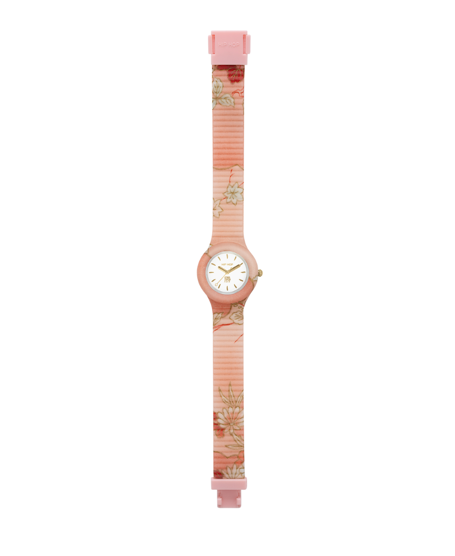 Hip Hop Orologio Omamori Fortuna Rosa