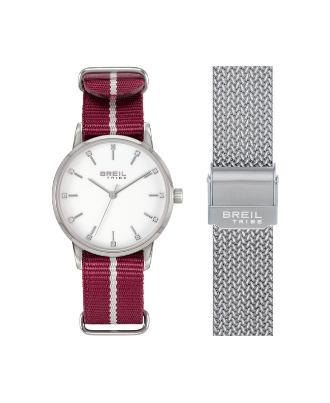 Breil Tribe Orologio Donna Twist Line Rosso Bordeaux
