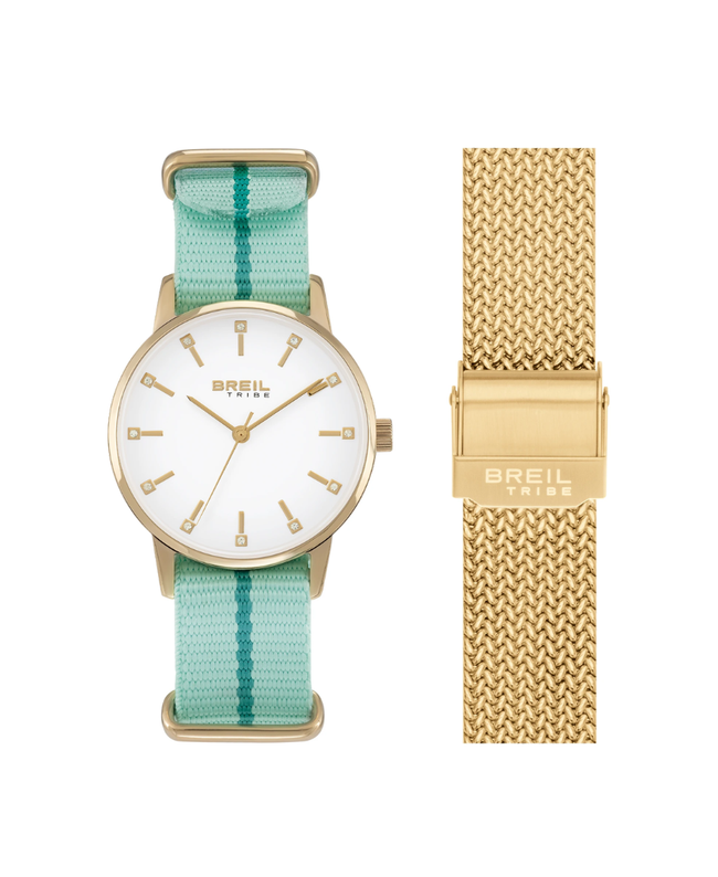 Breil Tribe Orologio Donna Twist Line Verde Acqua