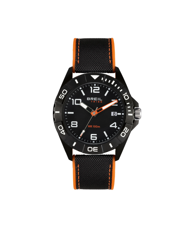 Breil Tribe Orologio Black Horizon Arancione