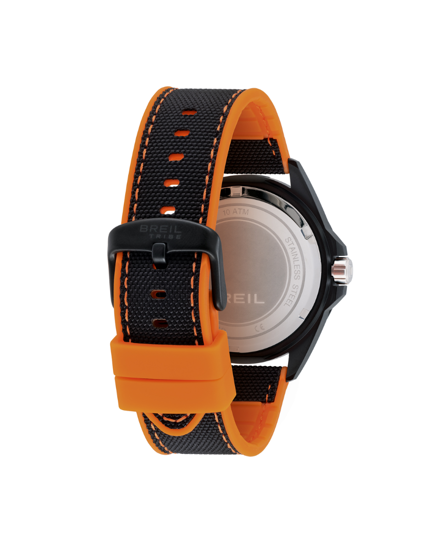 Breil Tribe Orologio Black Horizon Arancione