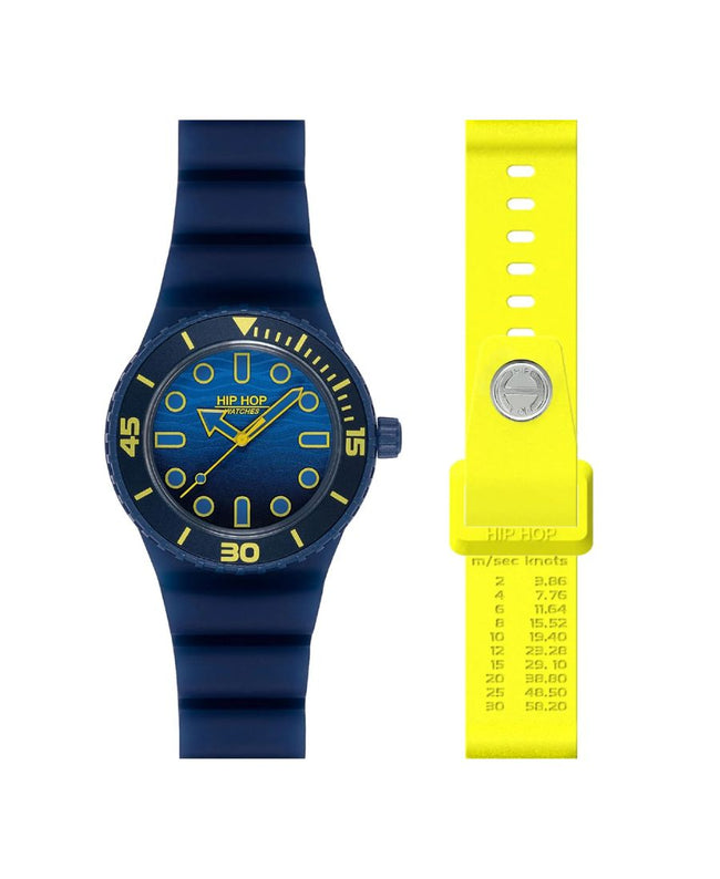Orologio Hip Hop MASTER blu e lime