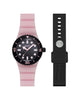 Orologio Hip Hop MASTER nero e rosa