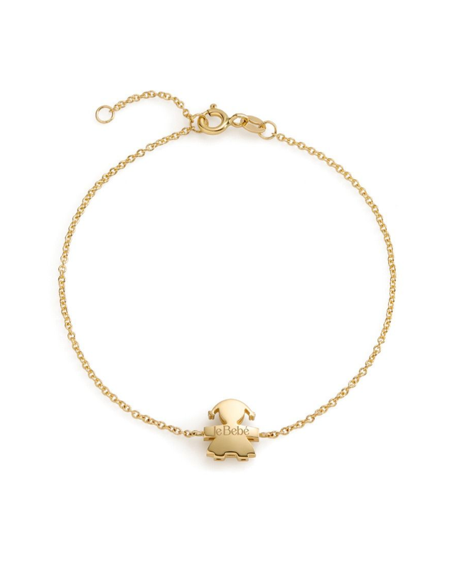 LeBebé Bracciale I Tesorini Big con Bimba in Oro Giallo