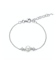 Miluna Bracciale Andromeda in Argento Perle e Topazi