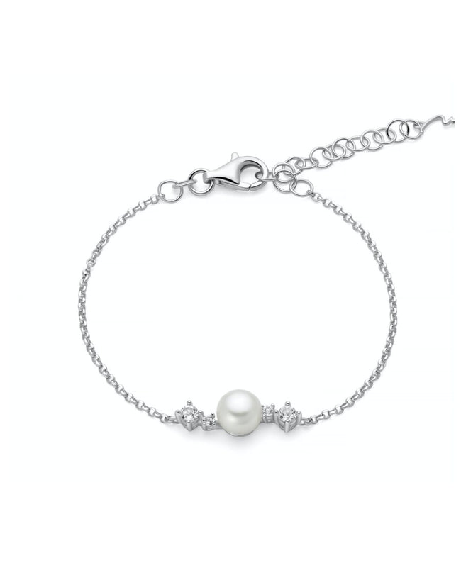 Miluna Bracciale Andromeda in Argento Perle e Topazi