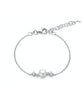 Miluna Bracciale Andromeda in Argento Perle e Topazi