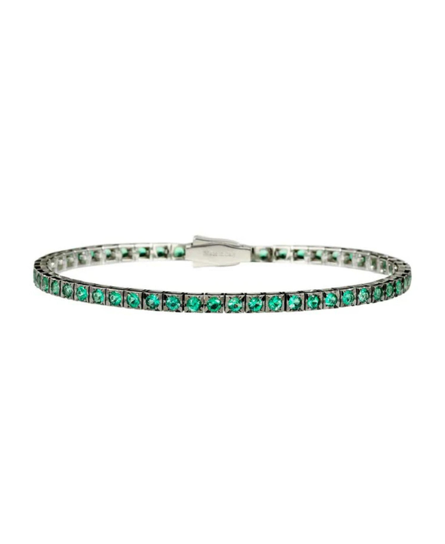 Recarlo Bracciale Tennis con Smeraldi