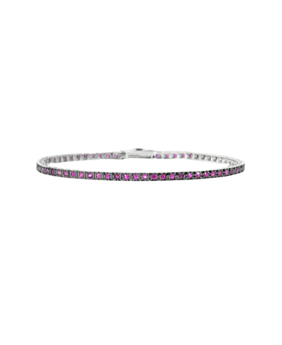 Recarlo Bracciale Tennis con Rubini