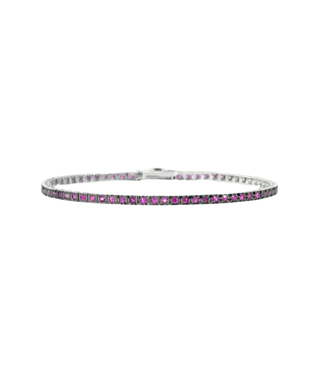 Recarlo Bracciale Tennis con Rubini