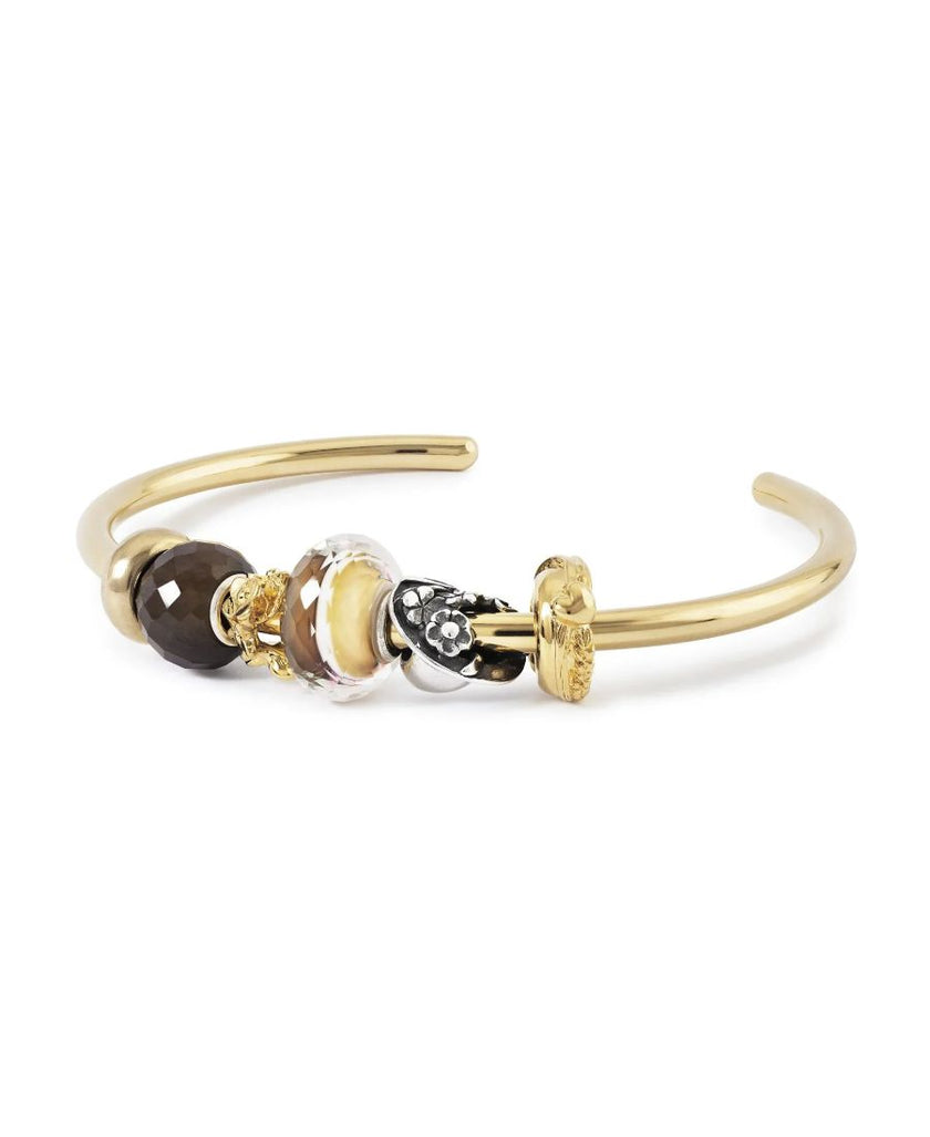 Trollbeads Zaffiro Marrone Sfaccettato Rotondo
