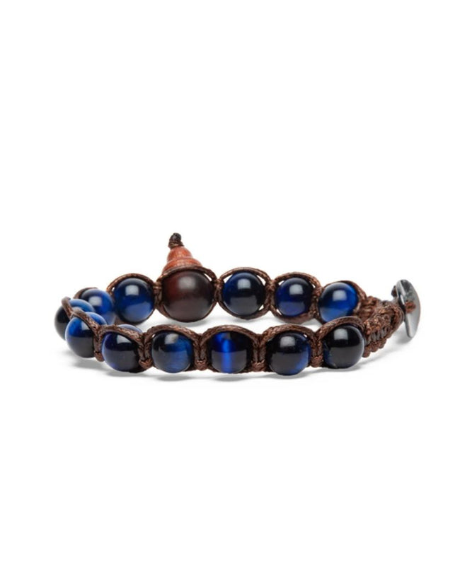 Bracciale Tamashii Occhio di Tigre blu