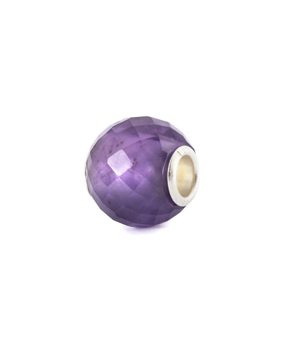 Trollbeads Ametista Rotonda Sfaccettata