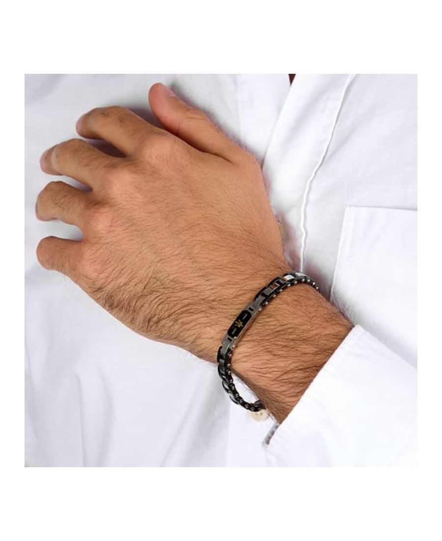 Bracciale Uomo Maserati Ceramic Gold