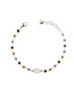 Rue Des Mille Bracciale Unisex con Iniziale Tangle