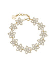 Rosato Bracciale Morbido Fiori Dorato